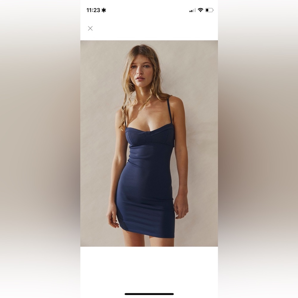 Free People Probably Should Bodycon Dress - Black M